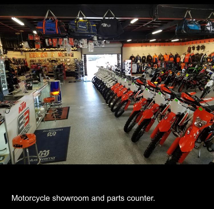 Motor cycle show room epoxy