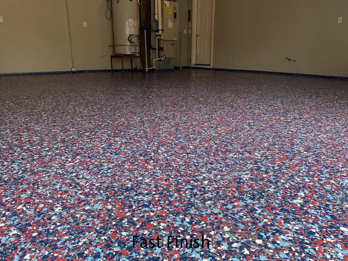 patriotic epoxy flooring
